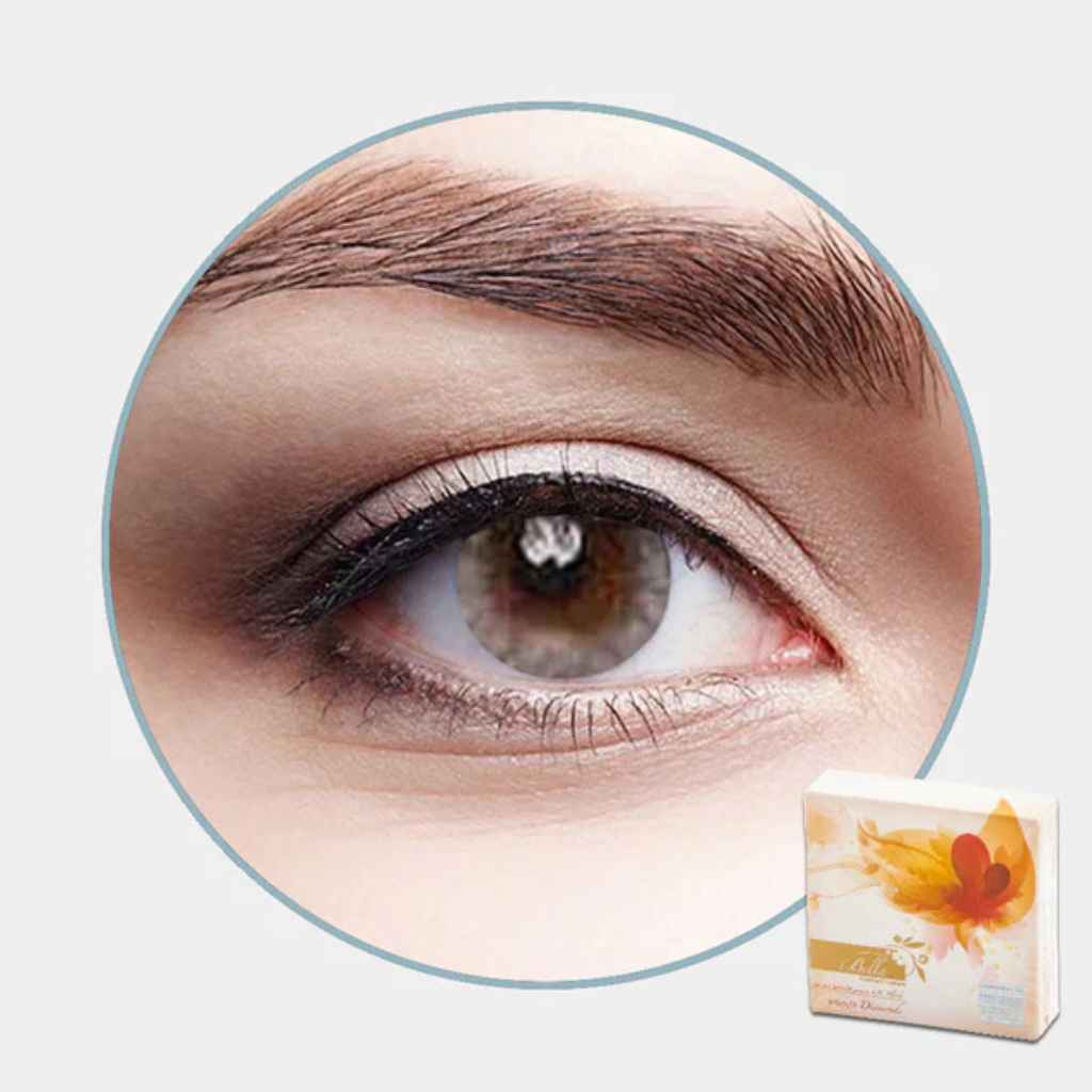 Bella Diamond Silver Mist Contact Lenses - Base Curve 8.6, Pack of 2’s