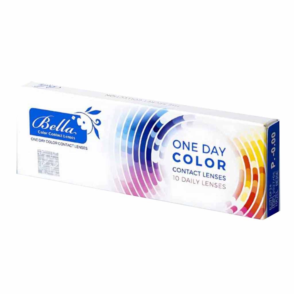 Bella One Day Hazel Honey Contact Lenses - Base Curve 8.6, Pack of 10's