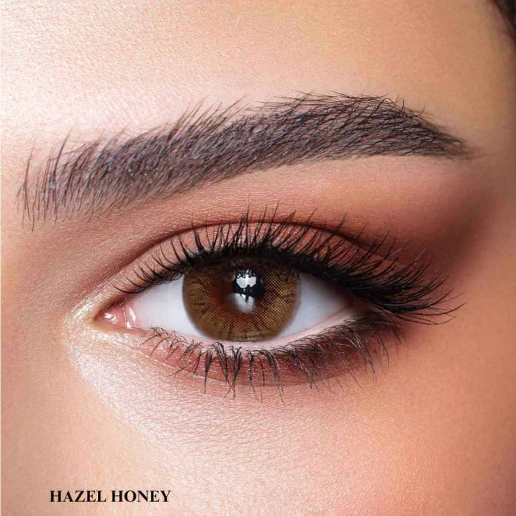 Bella One Day Hazel Honey Contact Lenses - Base Curve 8.6, Pack of 10's