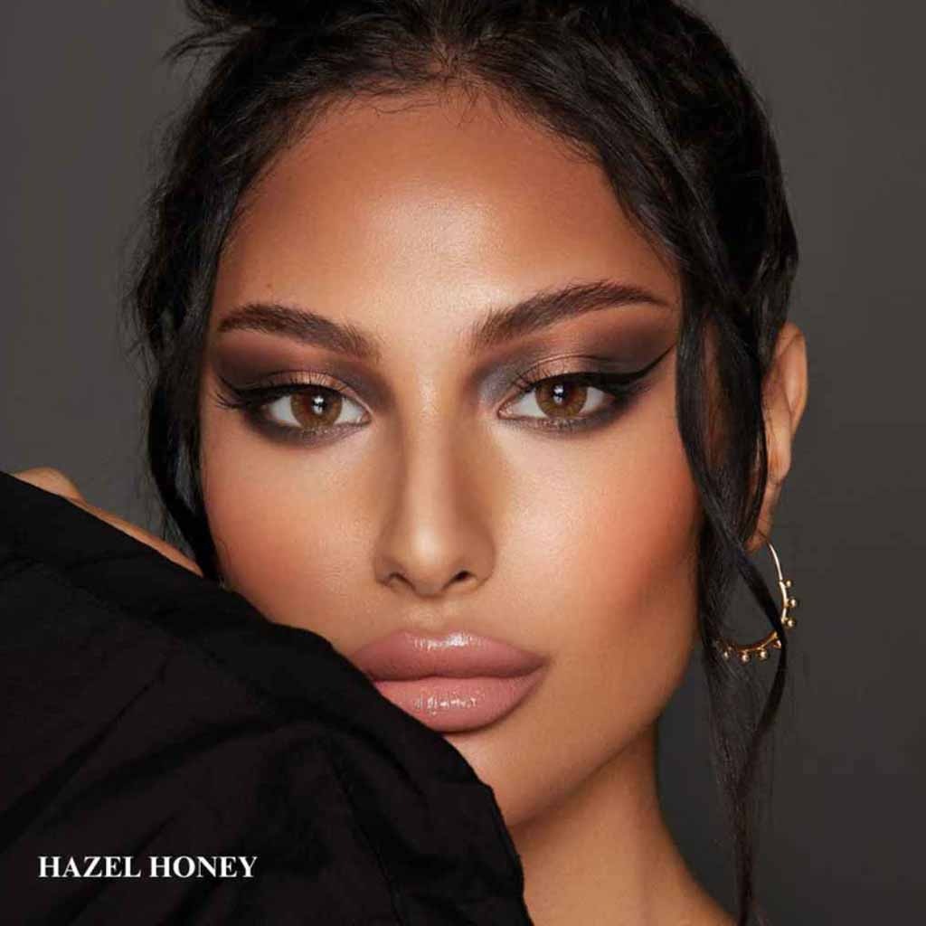 Bella One Day Hazel Honey Contact Lenses - Base Curve 8.6, Pack of 10's