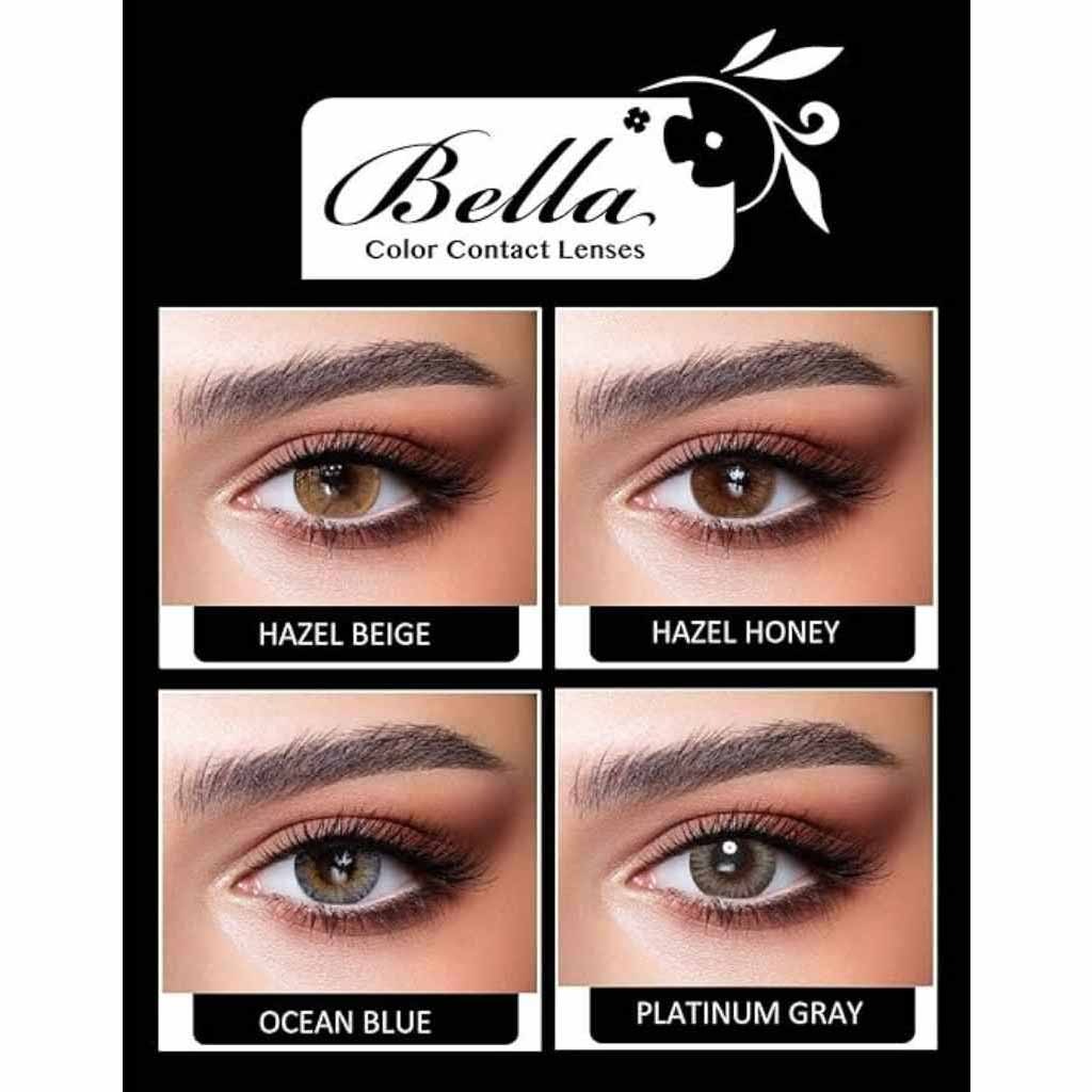 Bella One Day Hazel Honey Contact Lenses - Base Curve 8.6, Pack of 10's