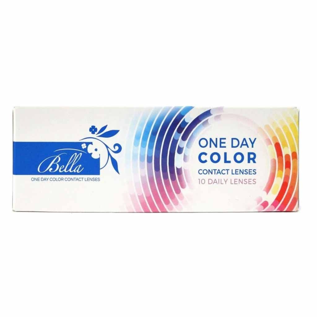 Bella One Day Pine Contact Lenses - Base Curve 8.6, Pack of 10's