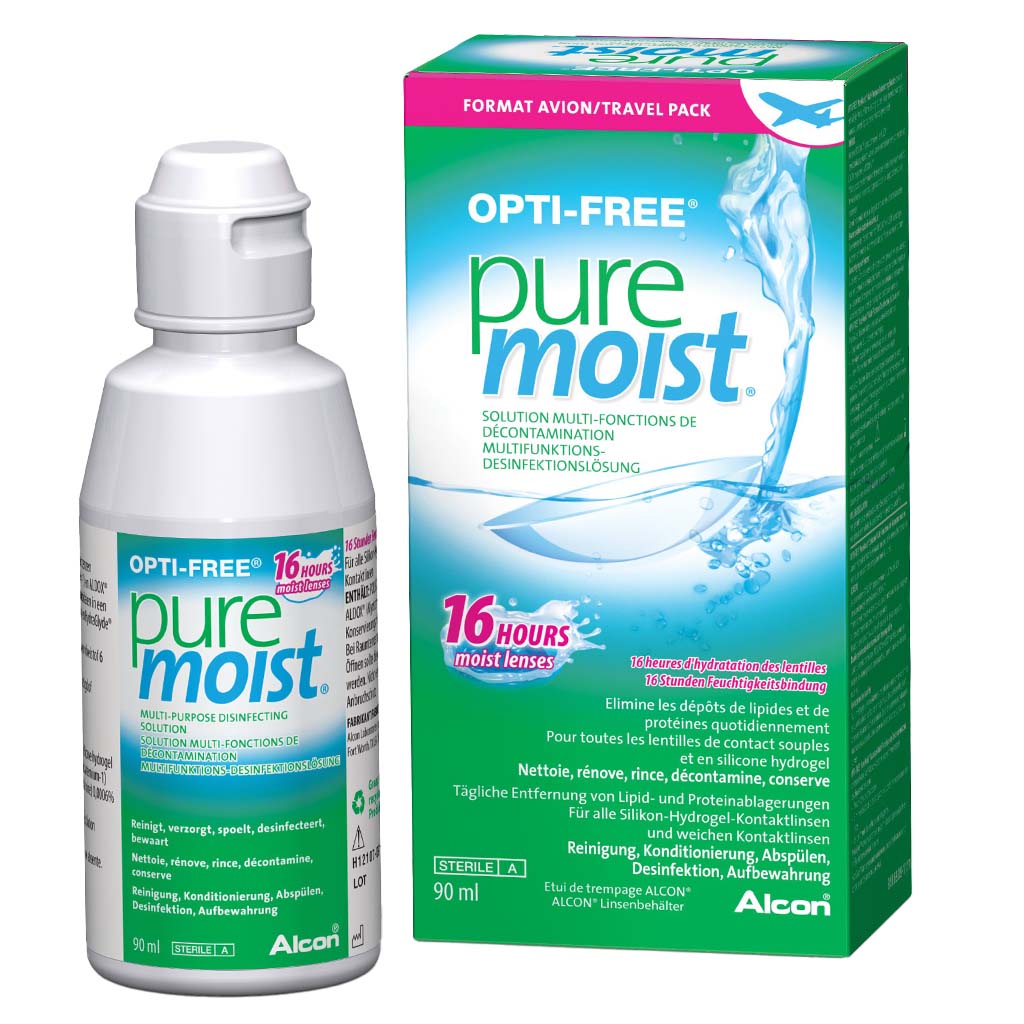 Opti Free PureMoist Multi Purpose Contact Lens Solution 90ml