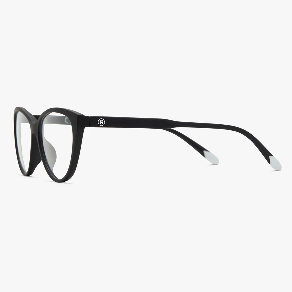 Barner Unisex Reading Glasses, Cat-Eye Shape, Matte Black - +2.50 Power