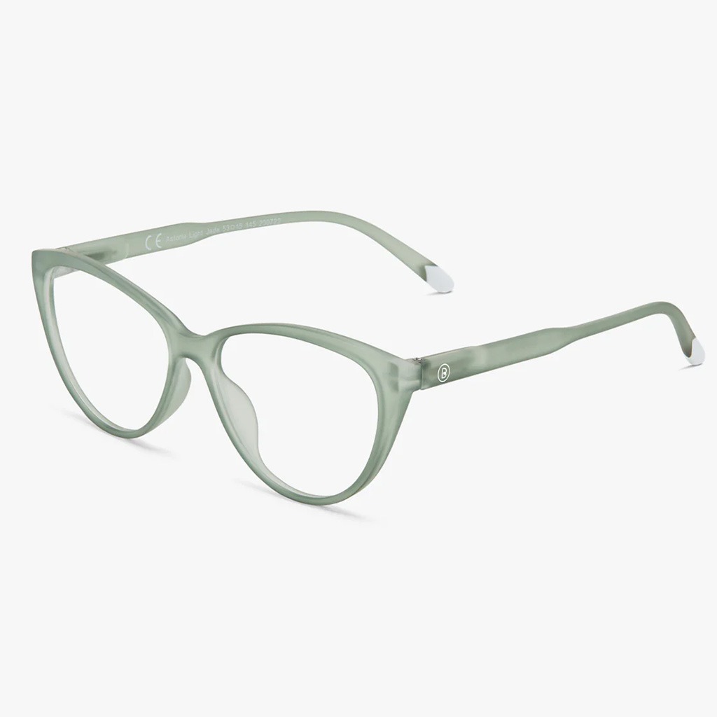 Barner Unisex Reading Glasses, Cat-Eye Shape, Light Jade - +3.00 Power