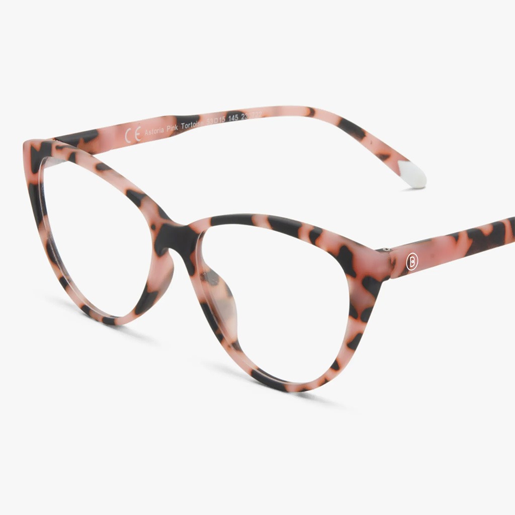 Barner Unisex Reading Glasses, Cat-Eye Shape, Pink Havana - +2.50 Power