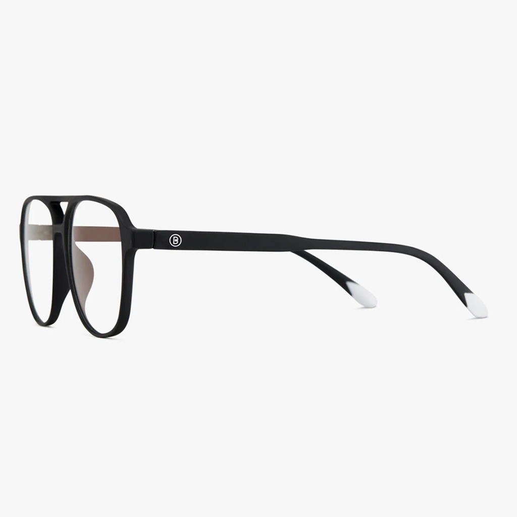 Barner Unisex Reading Glasses, Aviator Shape, Matte Black - +2.00 Power