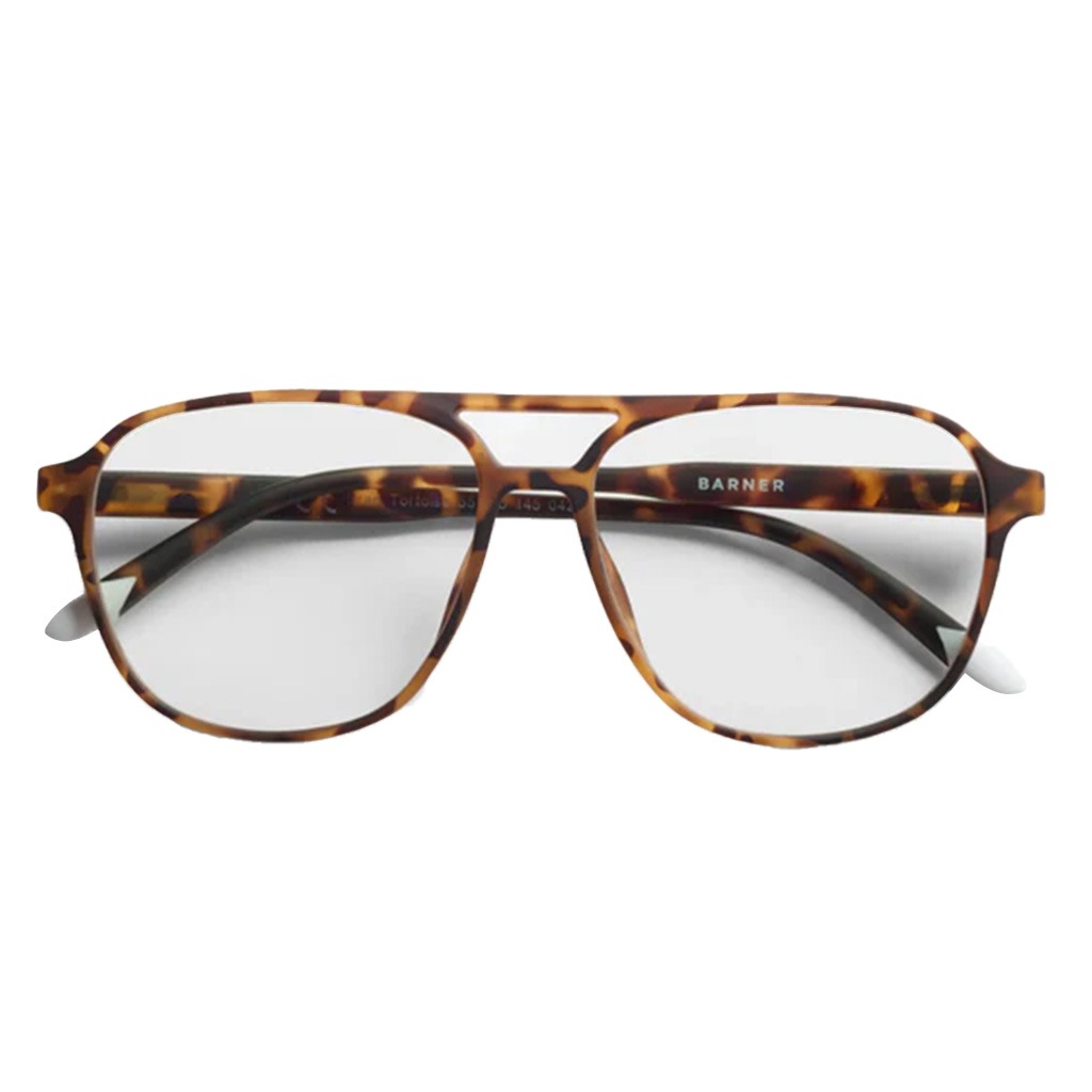 Barner Unisex Reading Glasses, Aviator Shape, Havana - +2.00 Power