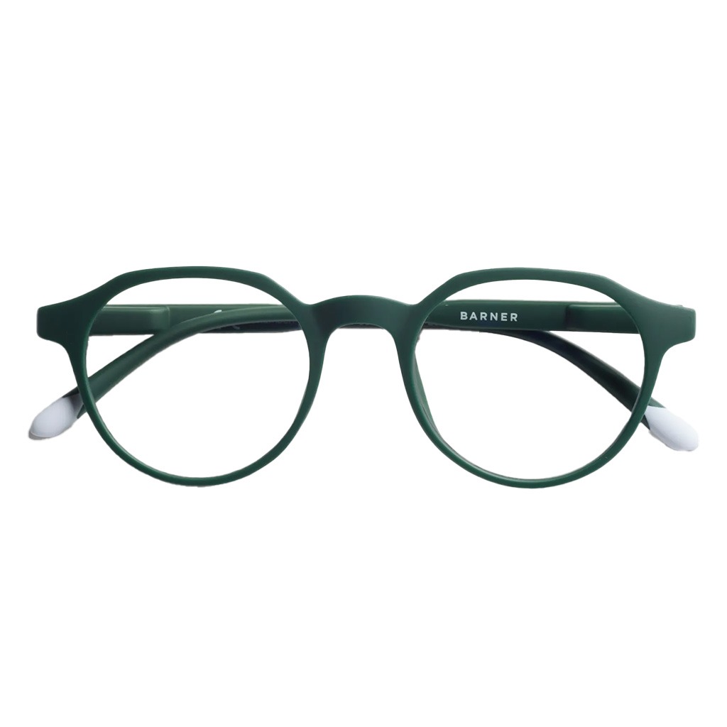 Barner Unisex Reading Glasses, Phantos Shape, Dark Green - +2.50 Power