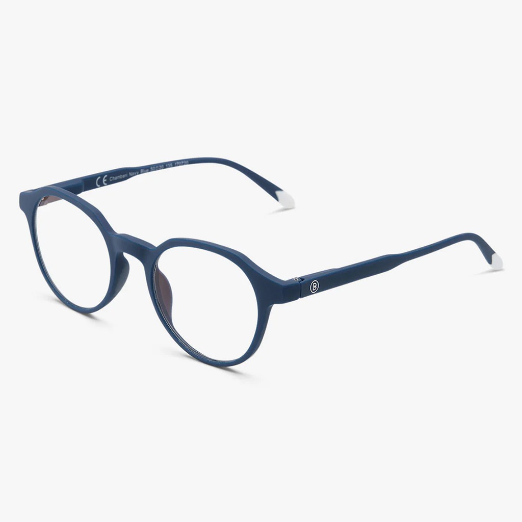 Barner Unisex Reading Glasses, Phantos Shape, Navy - +3.00 Power