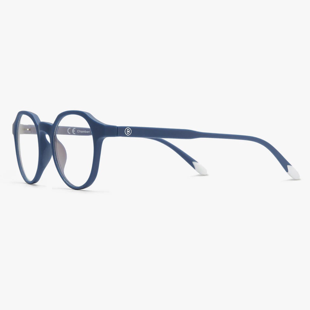 Barner Unisex Reading Glasses, Phantos Shape, Navy - Plano Power