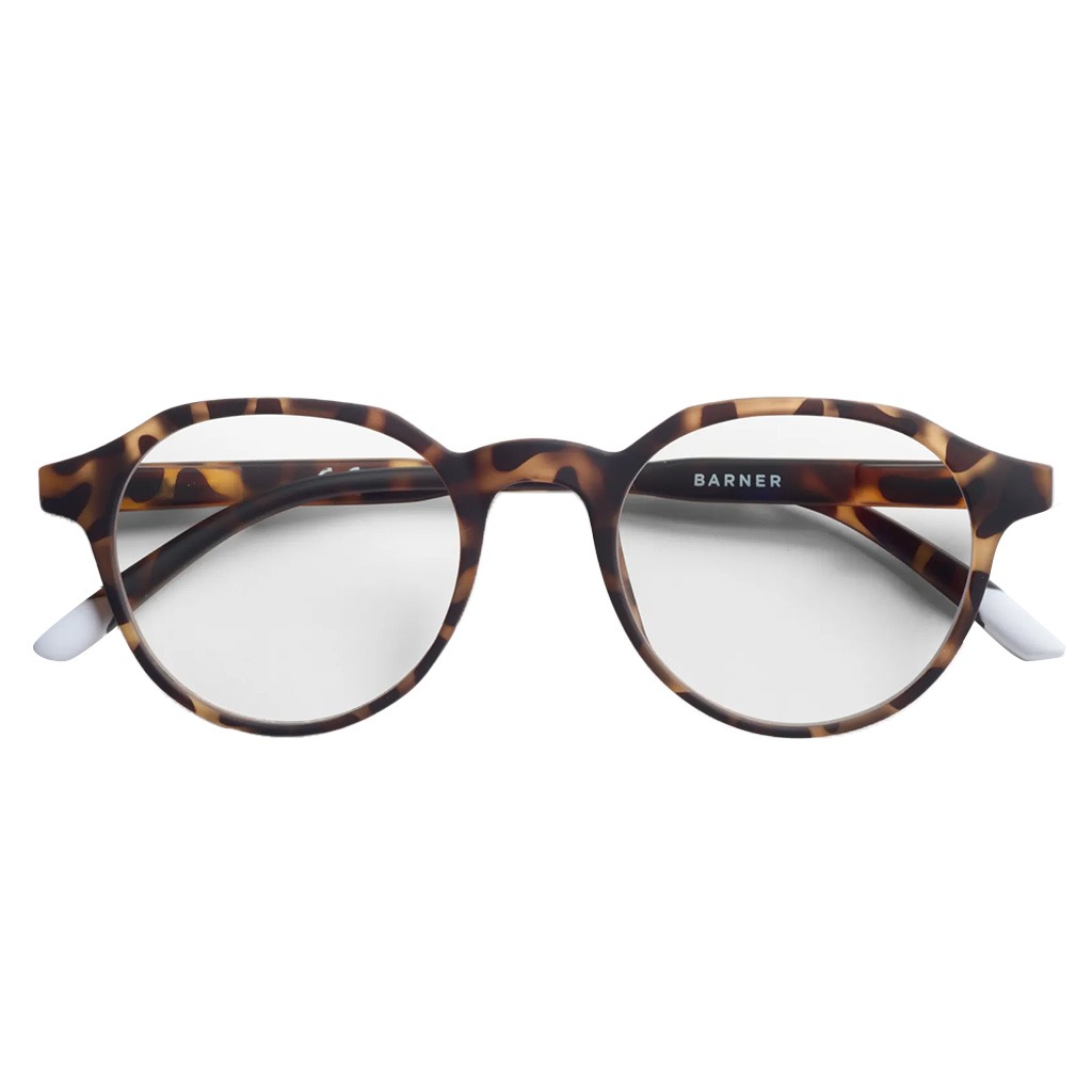 Barner Unisex Reading Glasses, Phantos Shape, Havana - +2.50 Power