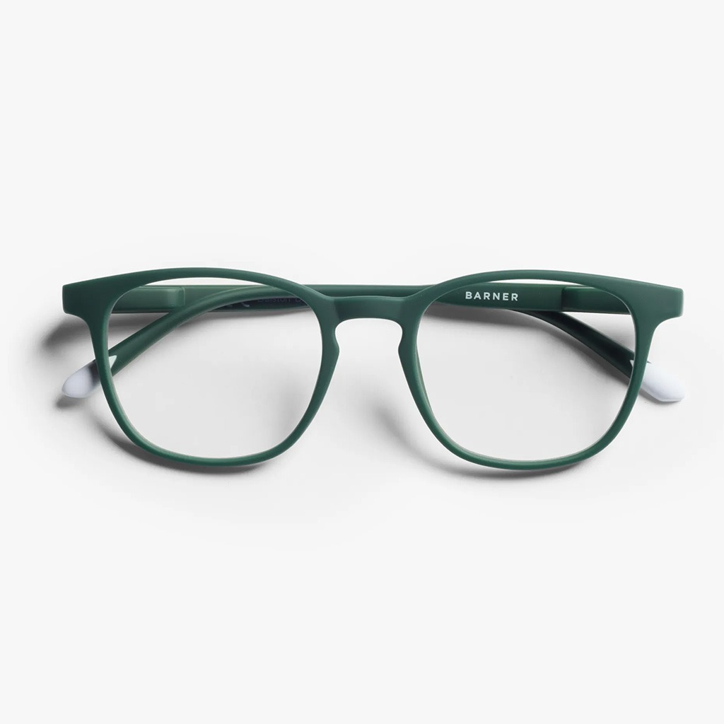 Barner Unisex Reading Glasses, Phantos Shape, Dark Green - +3.00 Power