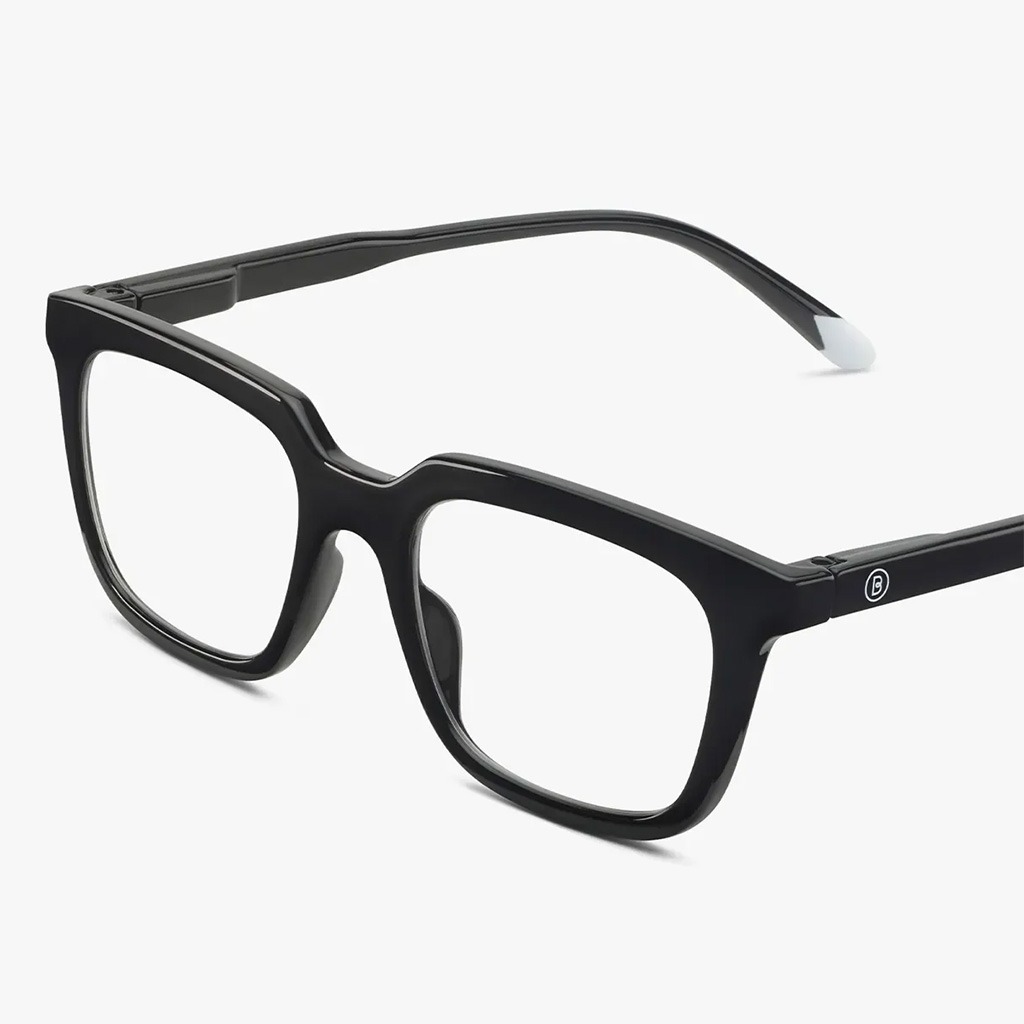 Barner Unisex Reading Glasses, Rectangle Shape, Black - +2.00 Power