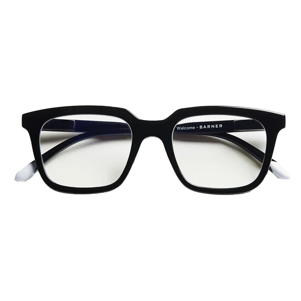 Barner Unisex Reading Glasses, Rectangle Shape, Black - +2.50 Power