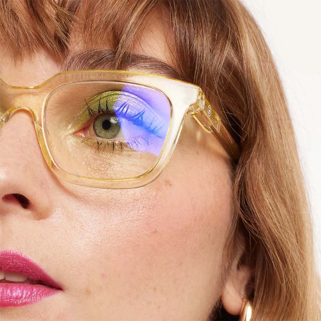 Barner Unisex Reading Glasses, Rectangle Shape, Gold - +3.00 Power