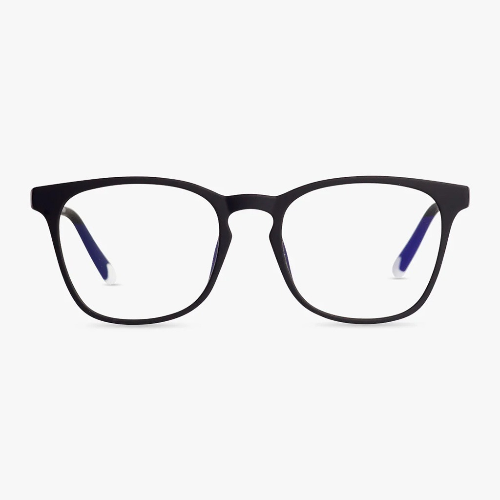 Barner Kids Reading Glasses, Phantos Shape, Matte Black - Plano Power