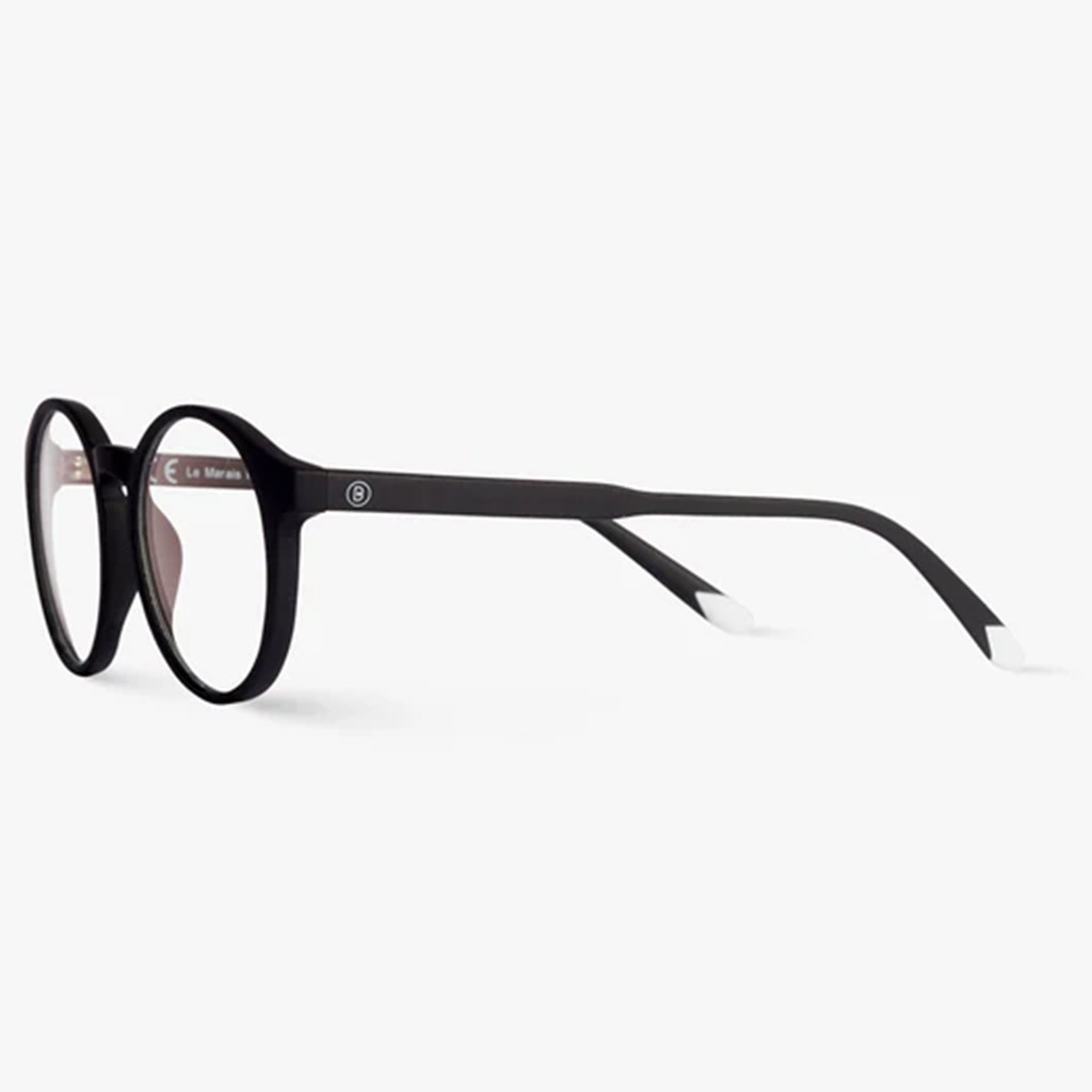 Barner Kids Reading Glasses, Phantos Shape, Matte Black - Plano Power