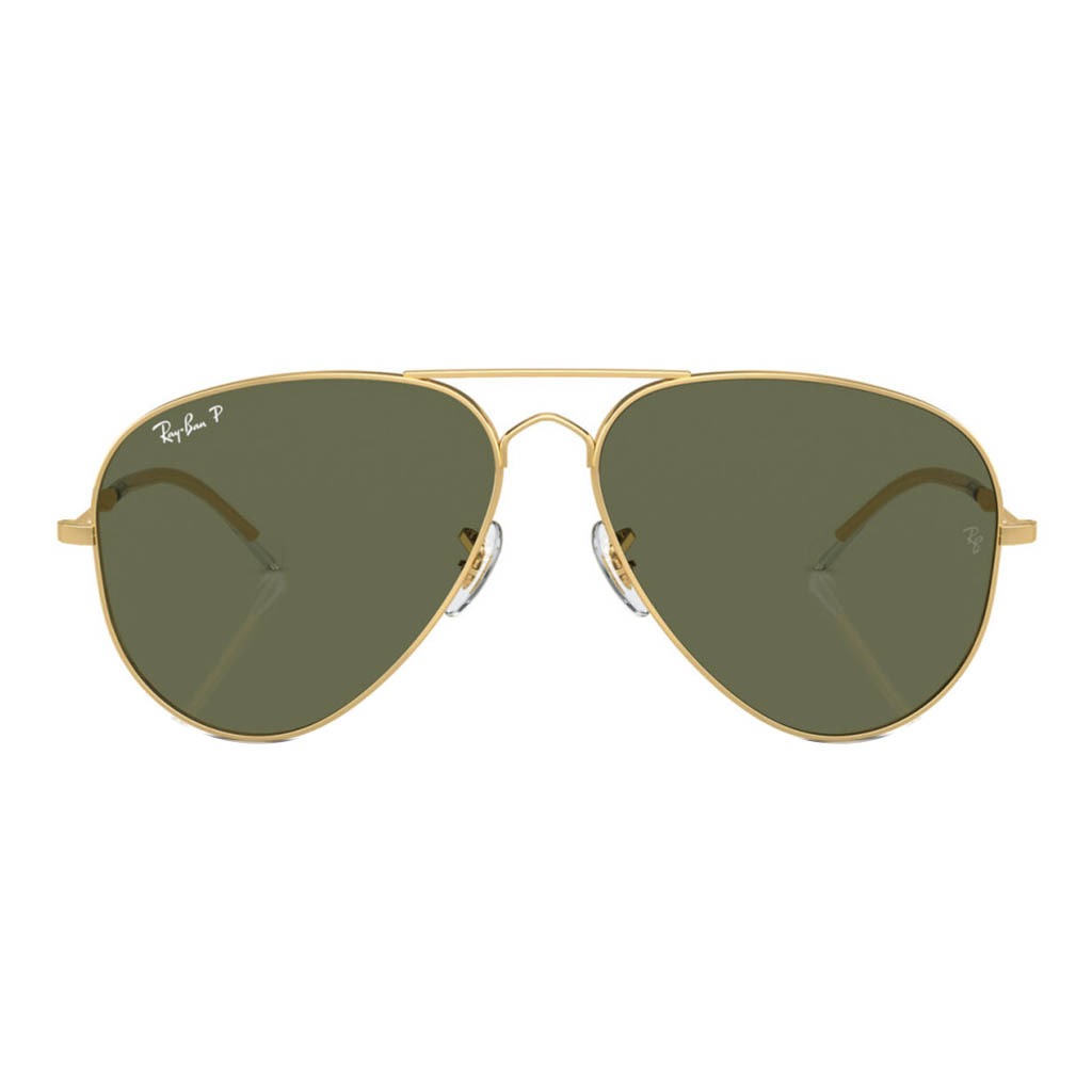 Ray-Ban Unisex Sunglasses, Aviator Shape, Size 62 - RB3825-001/58