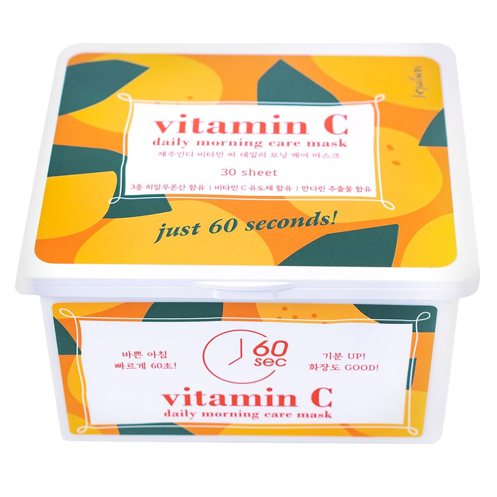 Jejuindi Vitamin C Daily Morning Care Mask, Pack of 30's