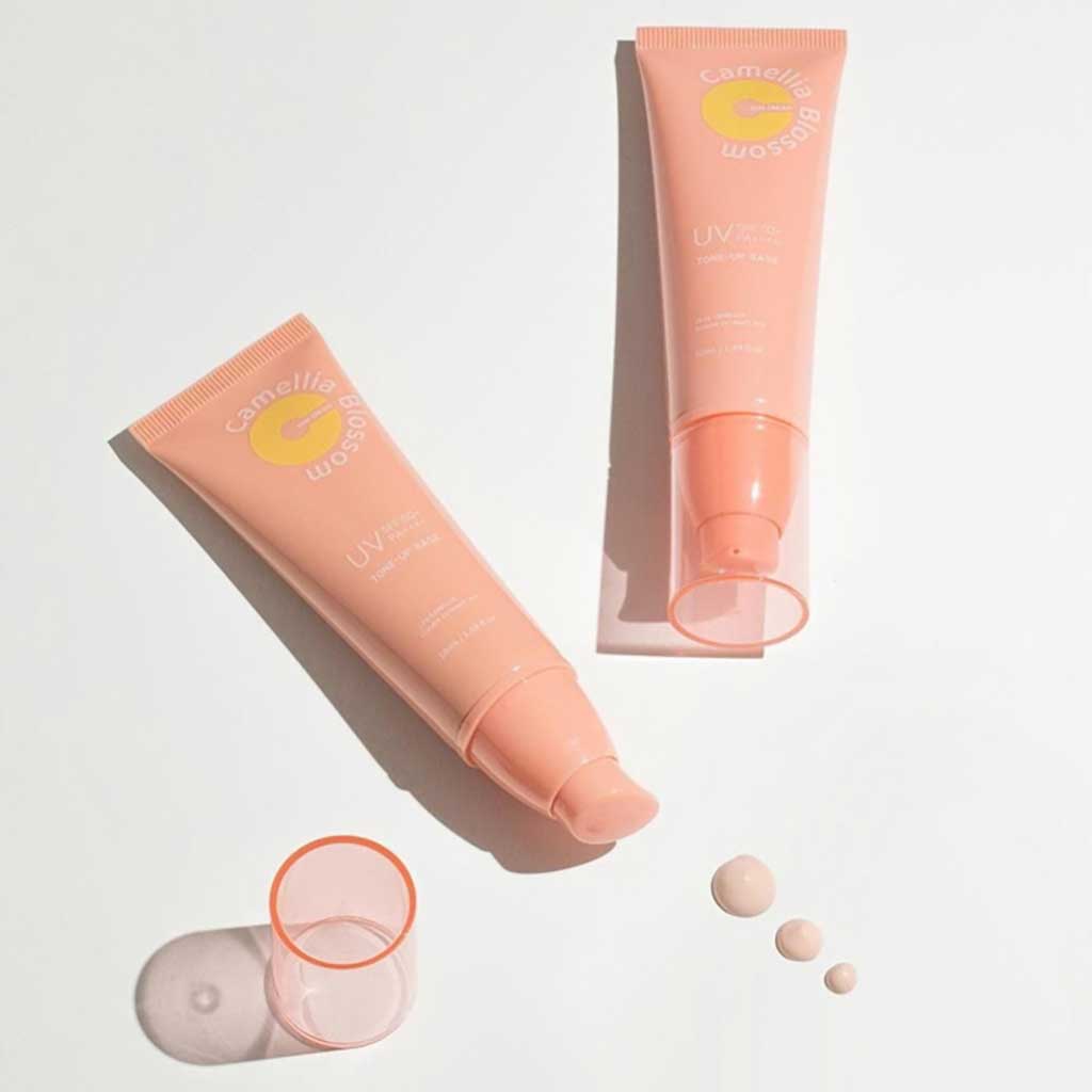 Jejuindi Camellia Blossom Tone-Up Base Sunscreen 50ml