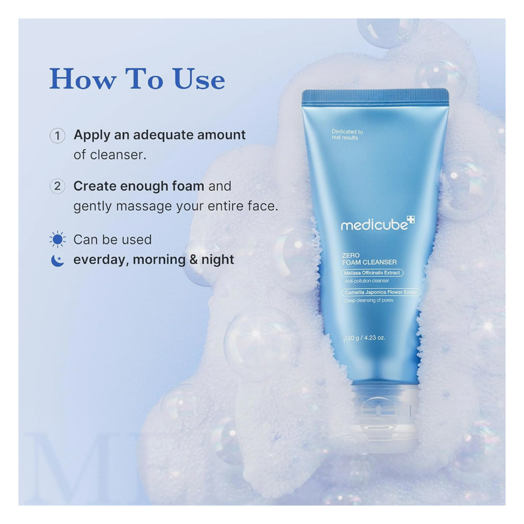 Medicube Zero Foam Anti-Pollution Cleanser 120g