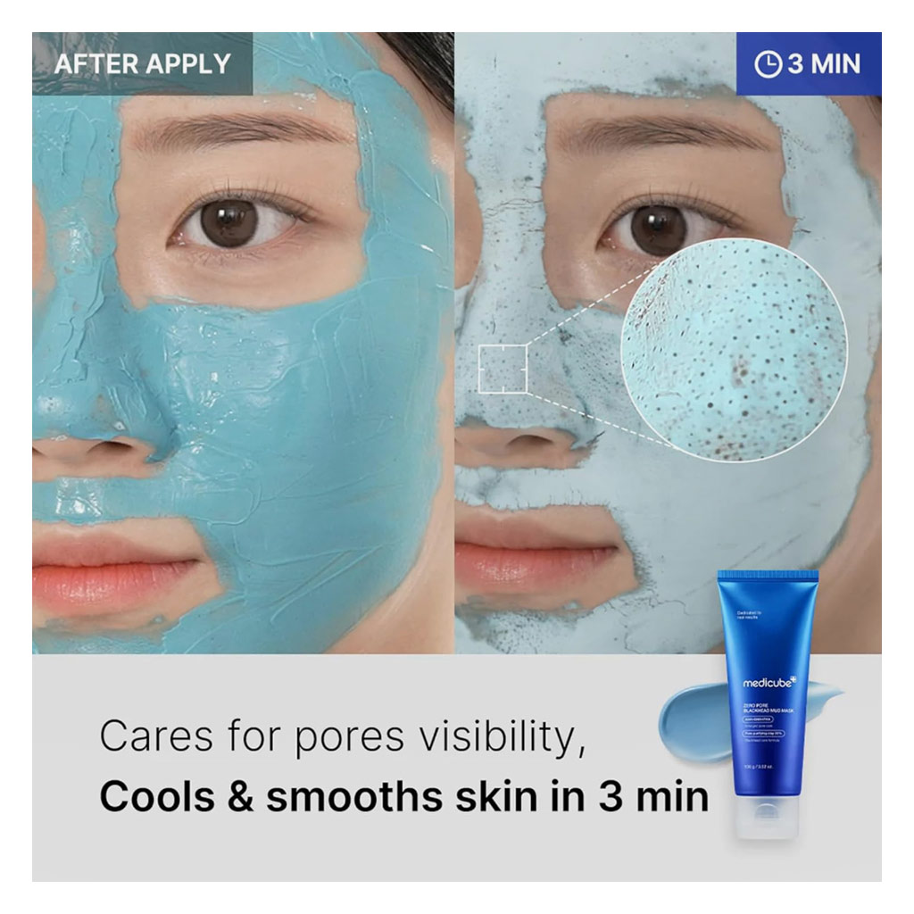 Medicube Zero Pore Blackhead Mud Facial Mask 100g