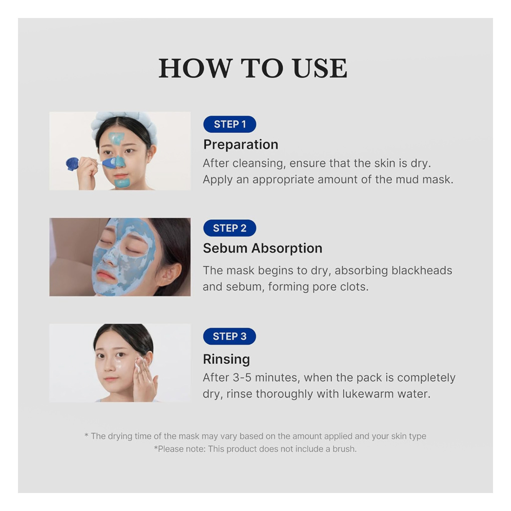 Medicube Zero Pore Blackhead Mud Facial Mask 100g