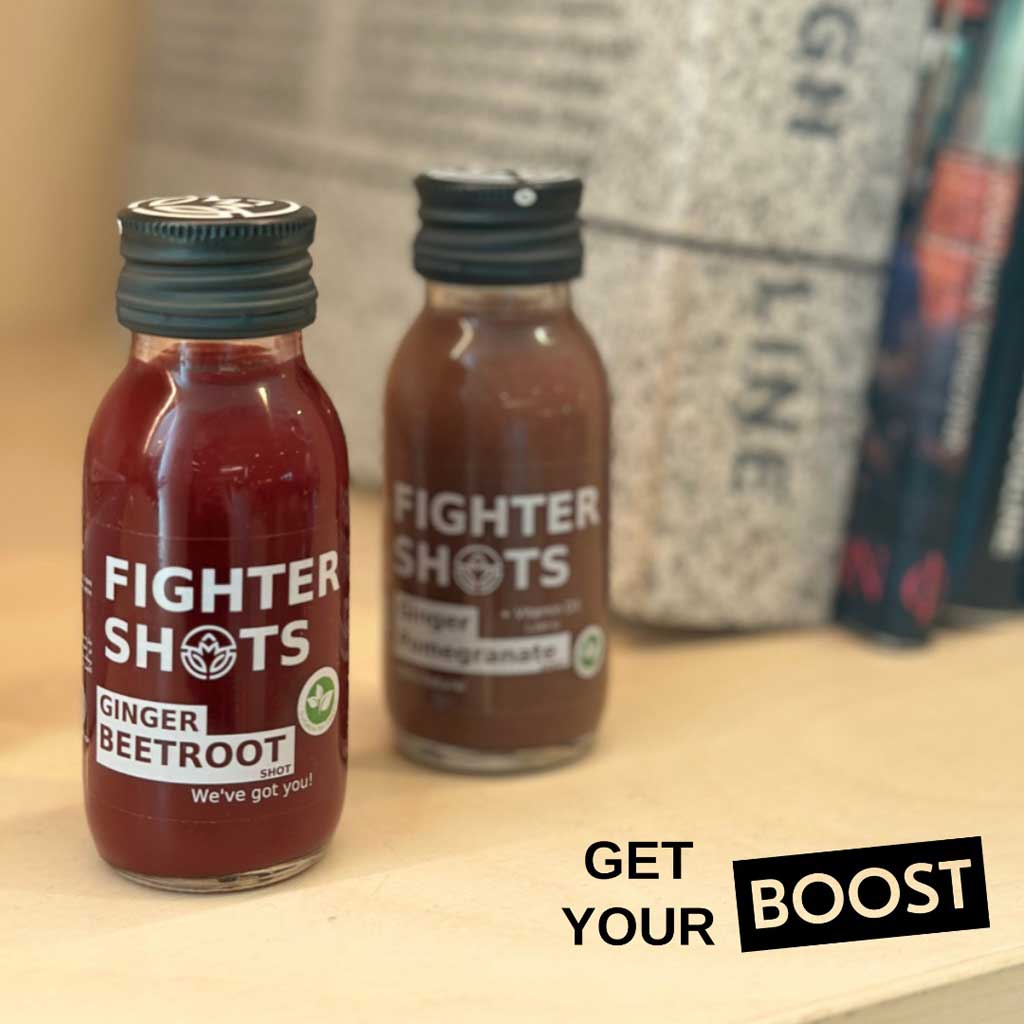 Fighter Shots Ginger & Beetroot Shots 60ml, Pack of 12's