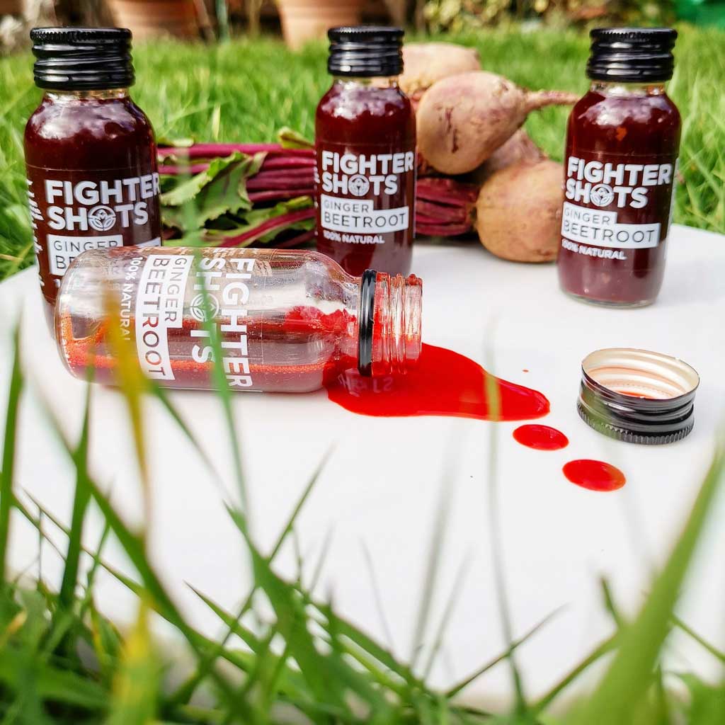 Fighter Shots Ginger & Beetroot Shots 60ml, Pack of 12's