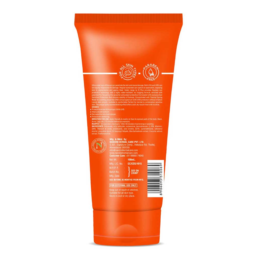 Ghori N+ Professional SPF50 PA+++ Sun Screen Lotion 100ml