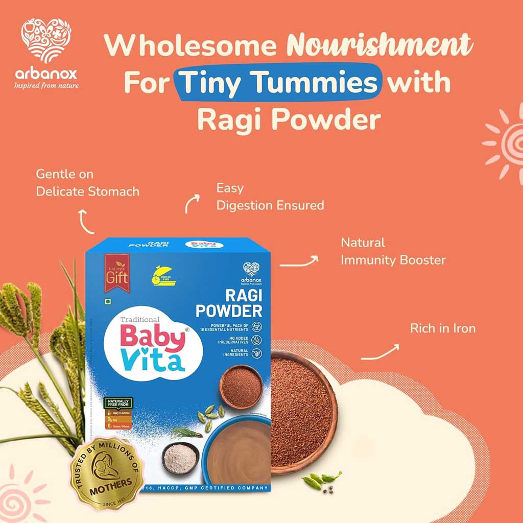 Babyvita Traditional Ragi Powder For Toddlers 300g
