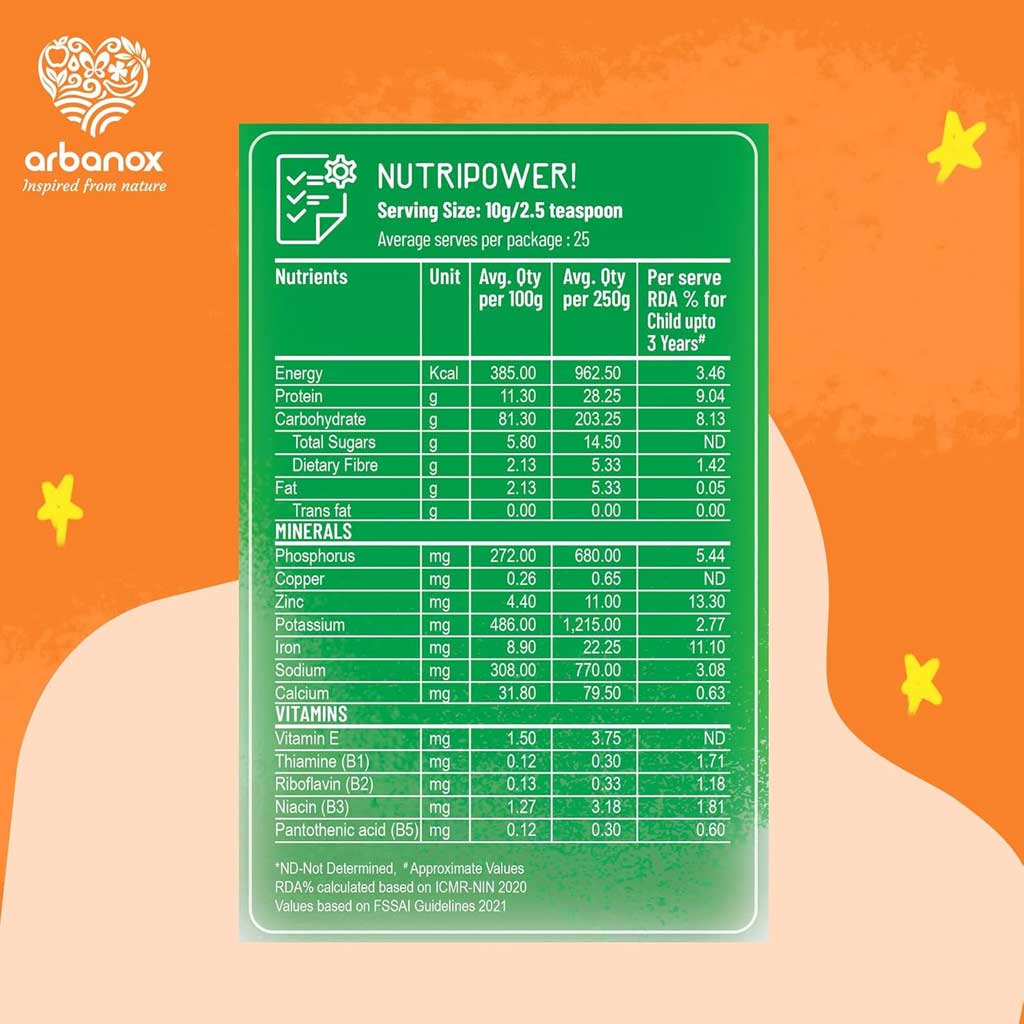 Babyvita Instant Multimillet Wheat Apple Powder 300g