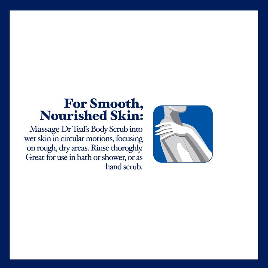 Dr Teal's Epsom Salt Nourish & Protect Coconut Oil Body Scrub 454g