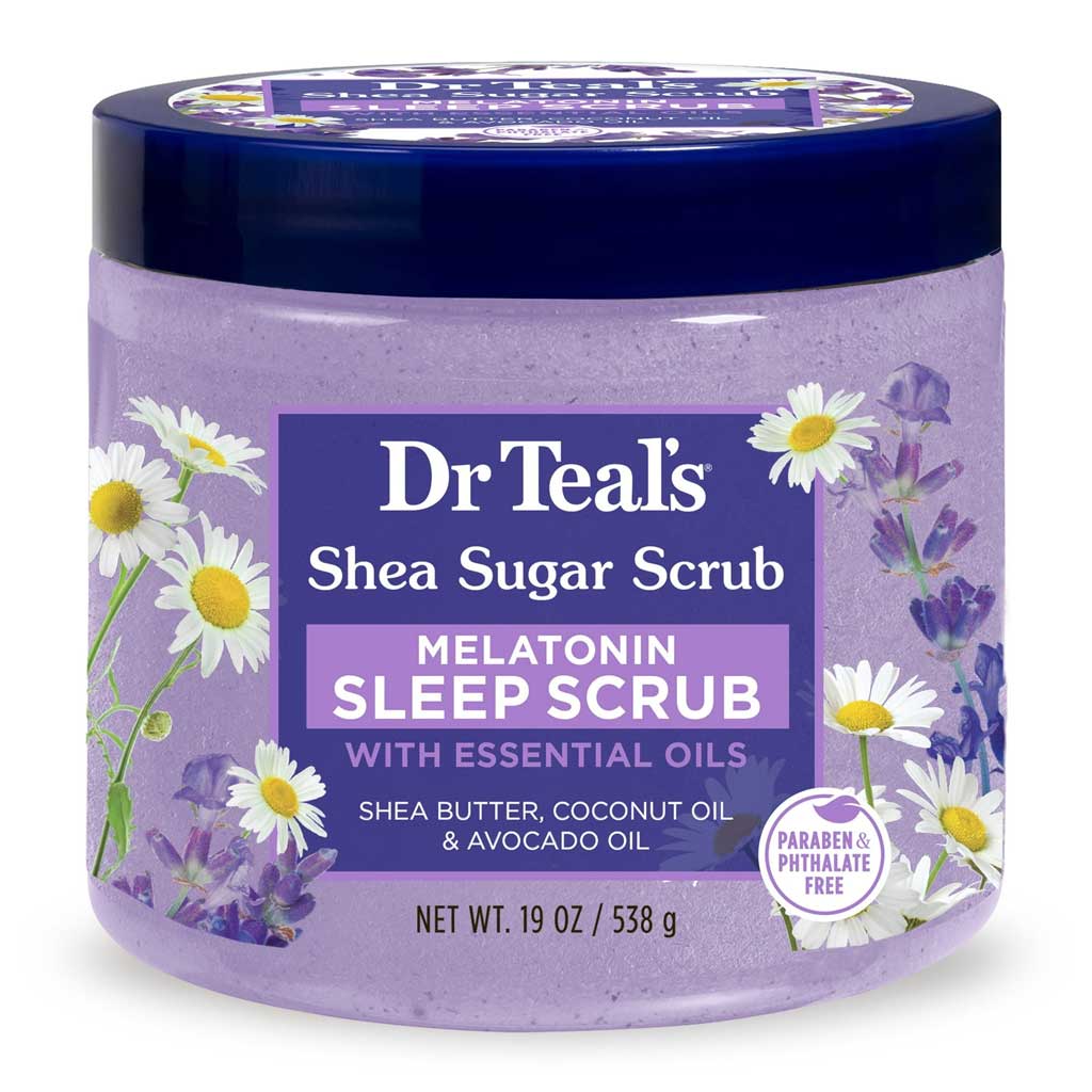 Dr Teal's Shea Sugar Melatonin Body Scrub 538g
