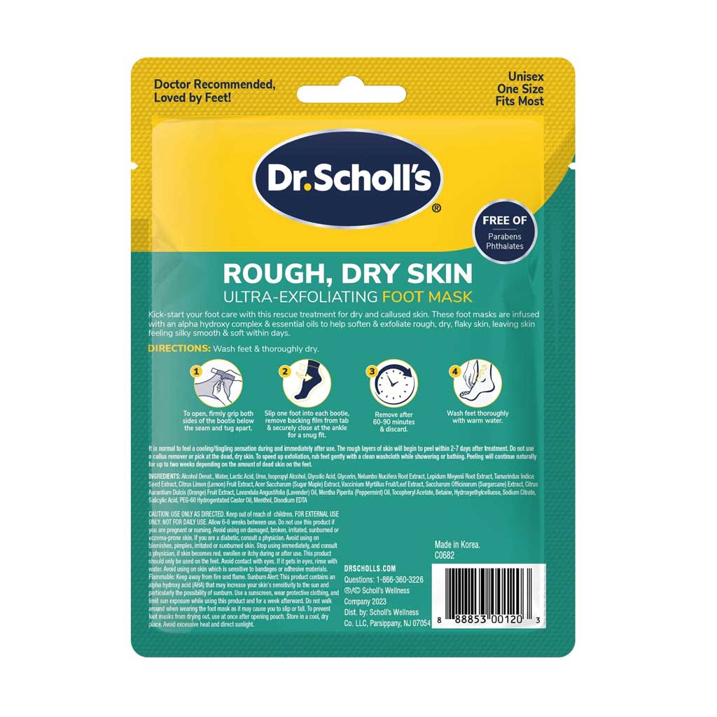 Dr. Scholl's Ultra-Exfoliating Foot Mask 44g - 1 Pair