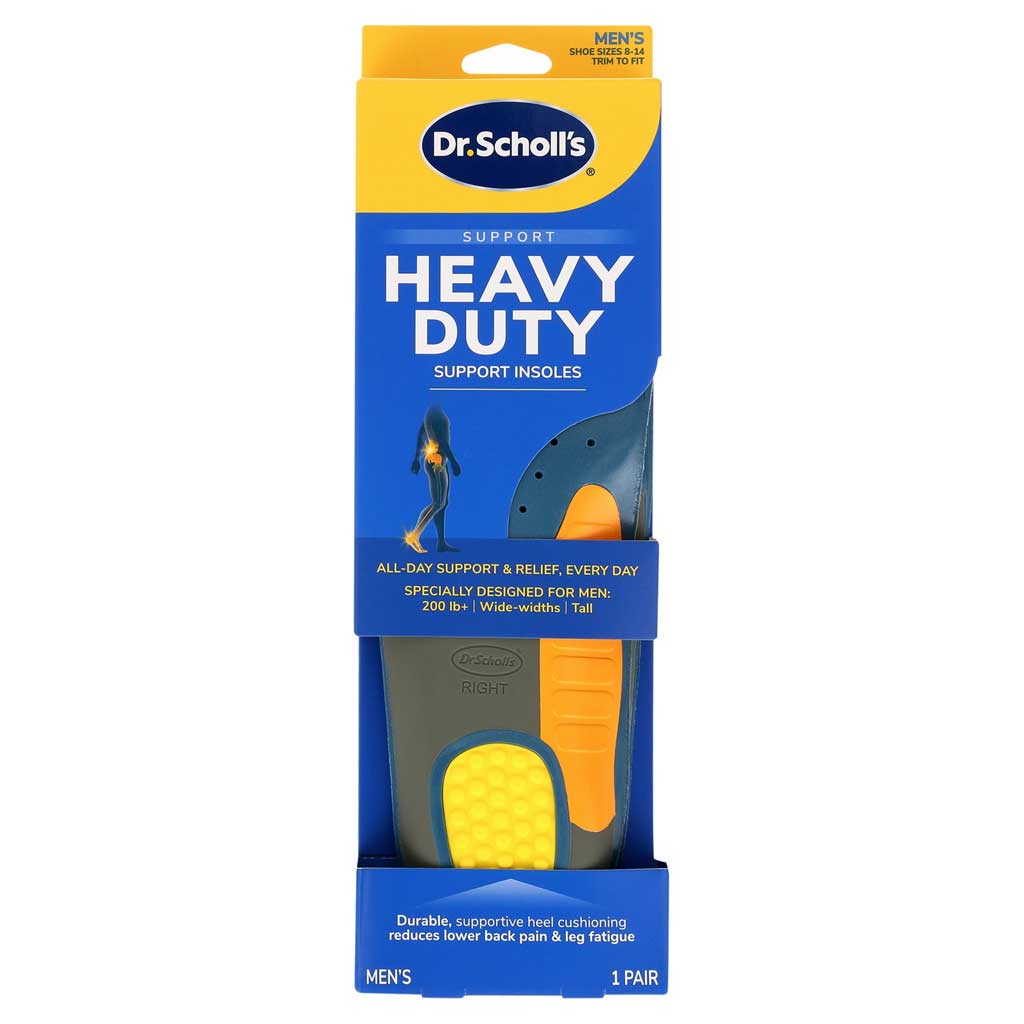 Dr. Scholl's Heavy Duty Support Insoles For Men - 1 Pair