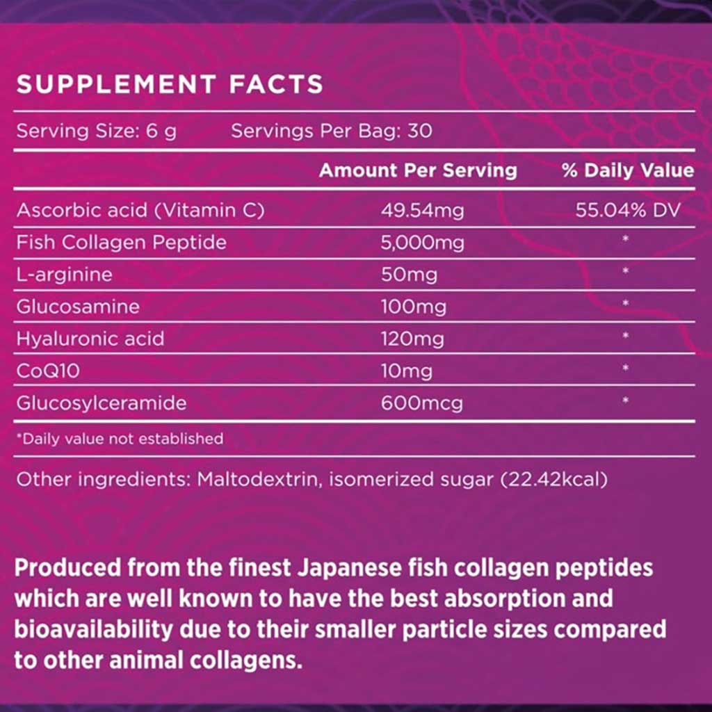 Kenko Japanese Fish Collagen With Hyaluronic Acid 180g