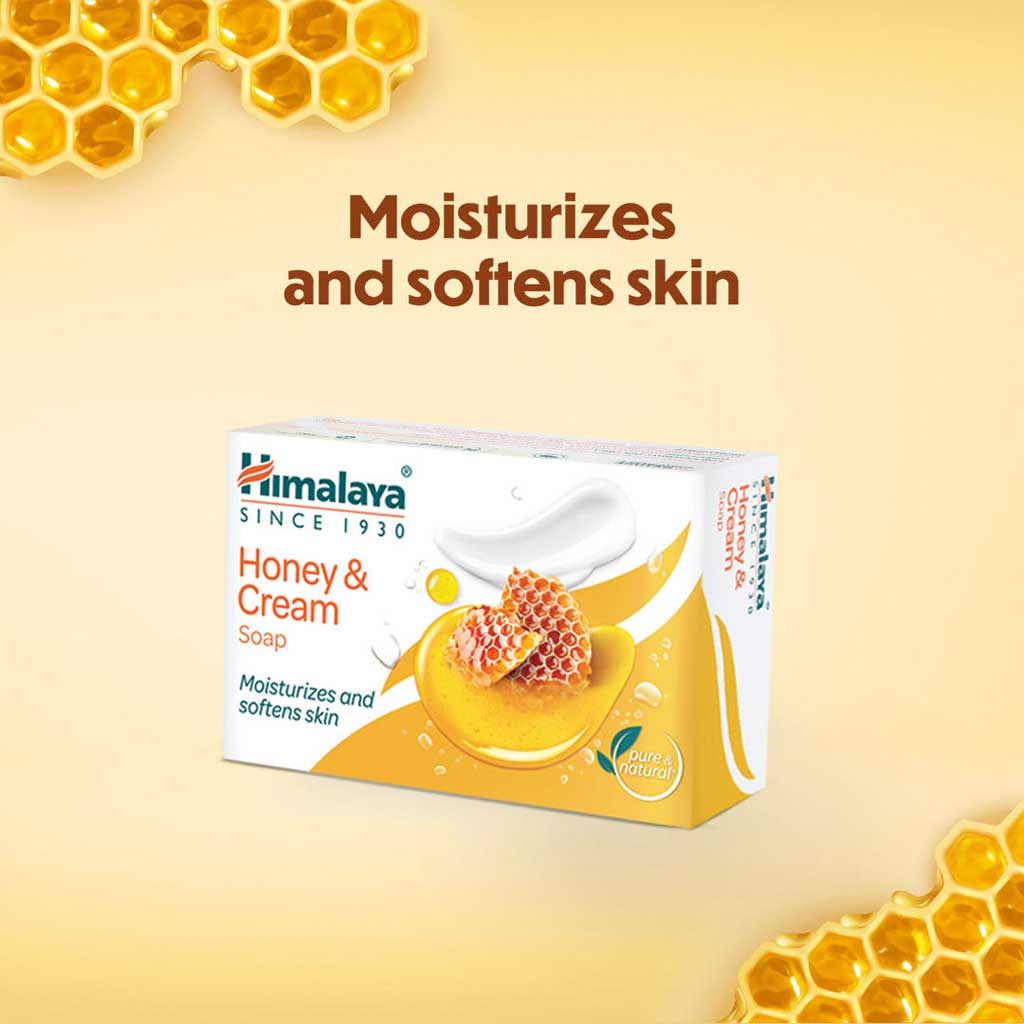 Himalaya Cream & Honey Nourishing Soap 125g, Pack of 6