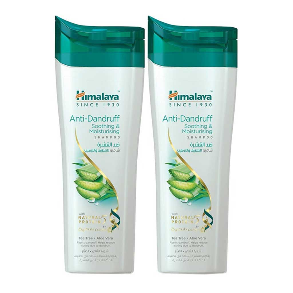 Himalaya Anti-Dandrff Moisturizing Shampoo 400ml, Pack of 2