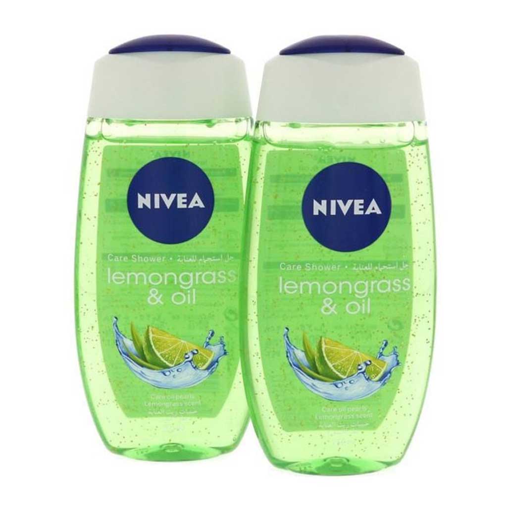 Nivea Lemongrass & Oil Shower Gel 250ml, Pack of 2