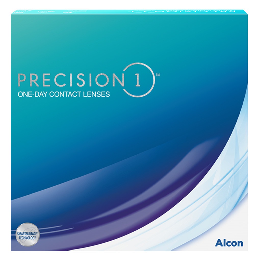 Alcon Precision1 One Day Clear Contact Lenses, Base Curve 8.3, Pack of 90's