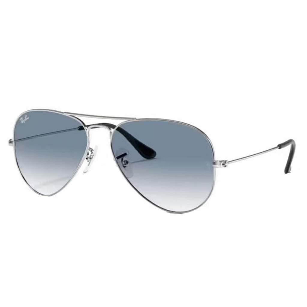 Ray-Ban Unisex Sunglasses, Aviator Shape, Size 58 - RB3025-003/3F