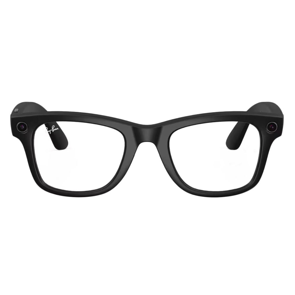 Ray Ban Meta Wayfarer Sunglasses, RW4006 - Clear/Graphite Green Transition