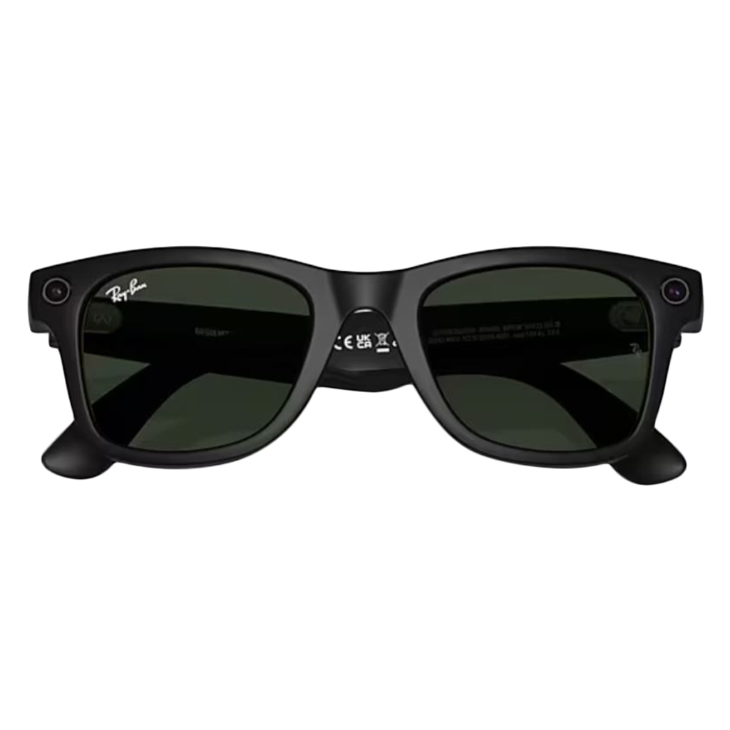 Ray Ban Meta Wayfarer Sunglasses, RW4006 - Clear/Graphite Green Transition
