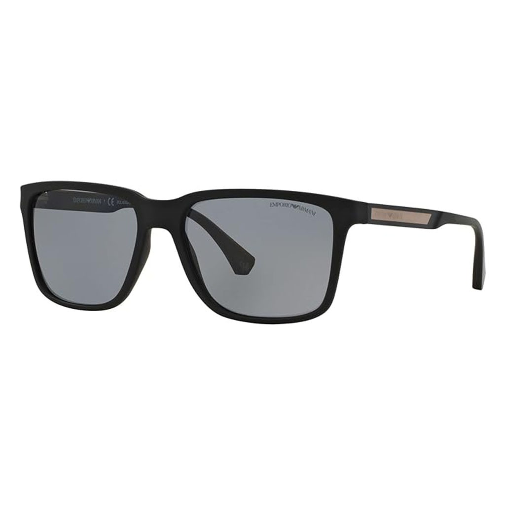 Emporio Armani Men's Sunglasses, Square Shape, Size 56 - 506381-0EA4047