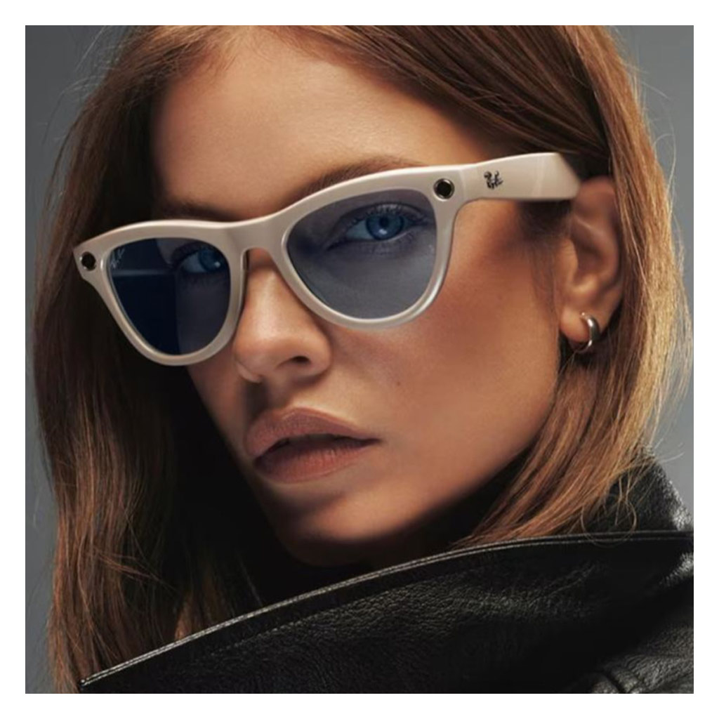 Ray Ban Meta Skyler Sunglasses, RW4010 - Clear/Sapphire Transition 