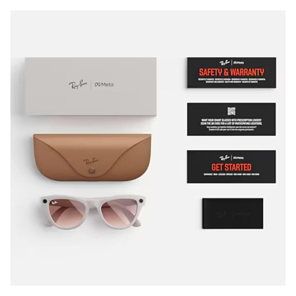 Ray Ban Meta Skyler Sunglasses, RW4010 - Clear/Sapphire Transition 