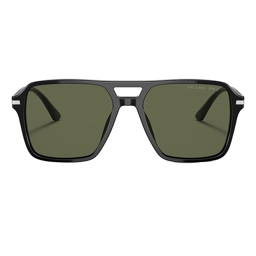 Prada Men's Sunglasses, Aviator Shape, Size 55 - 1AB03R-PR-20YS