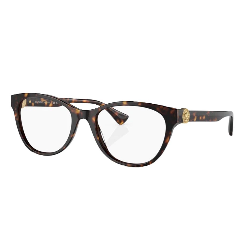 Versace Women Optical Frames, Rectangle Shape, Size 55 - 108 0VE3330